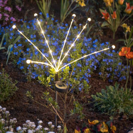 Lucioles de jardin solaires 