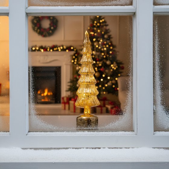 Sapin en verre à LED