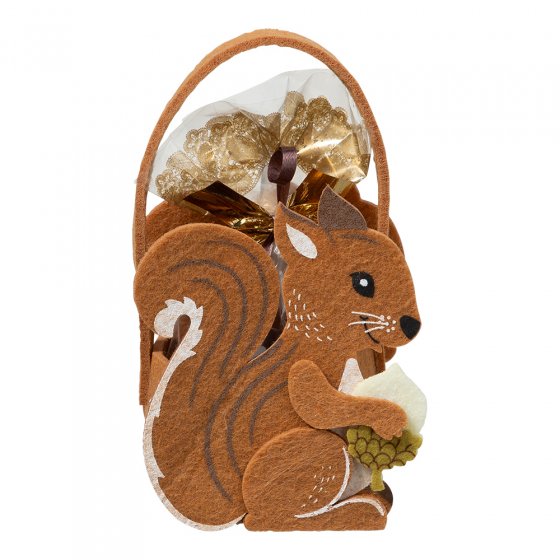 Sac écureuil avec friandises lot de 2 