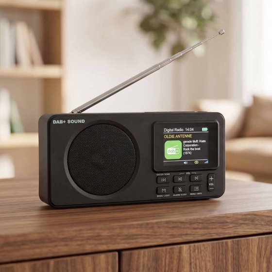 Radio compacte moderne compatible DAB+ 