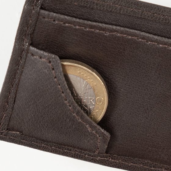 Mini-portefeuille avec porte-clés Noir