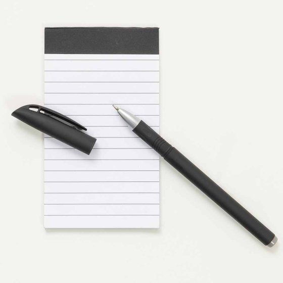 Bloc-notes pratique avec calculatrice 