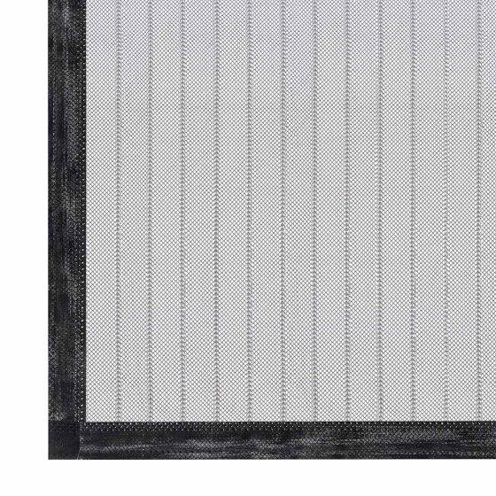Rideau anti-insectes avec fermeture magnétique, noir 