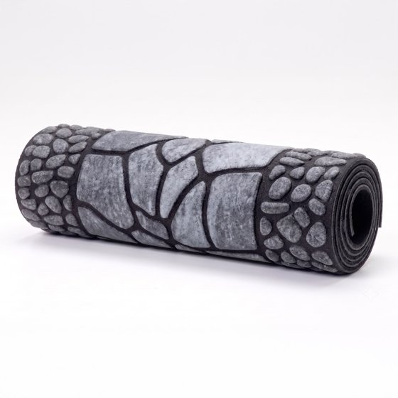 Lot de 2 tapis de protection pour les pieds - Gris pierre  