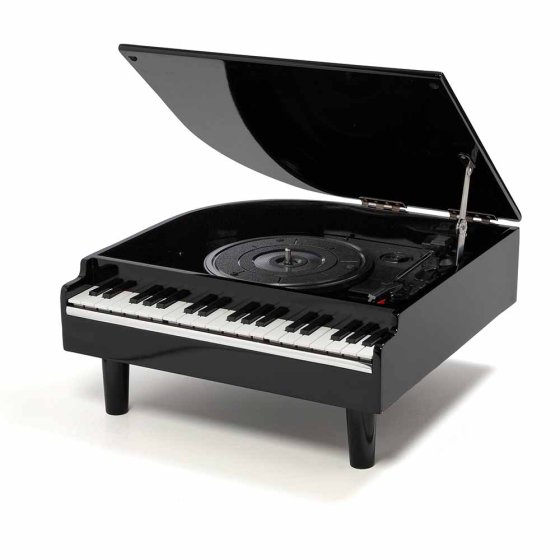 Platine vinyle façon piano 