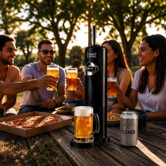 Distributeur de bière pour bouteilles et canettes 