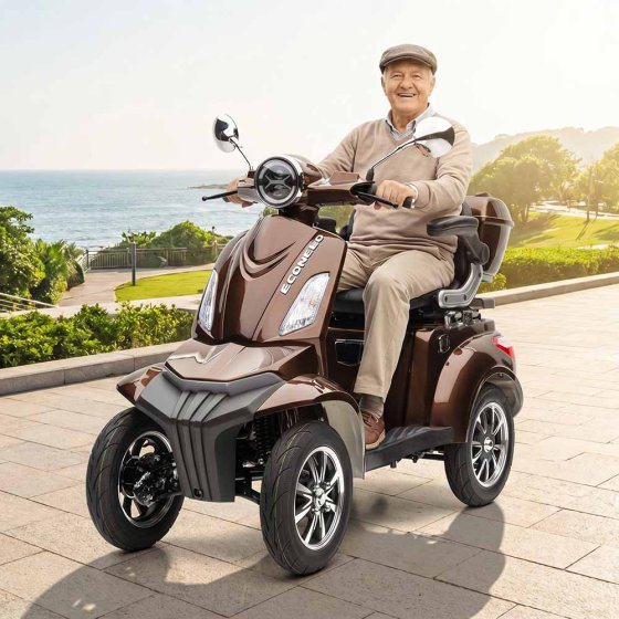 E-Mobil MAXXI, 4 roues, batterie au plomb Marron