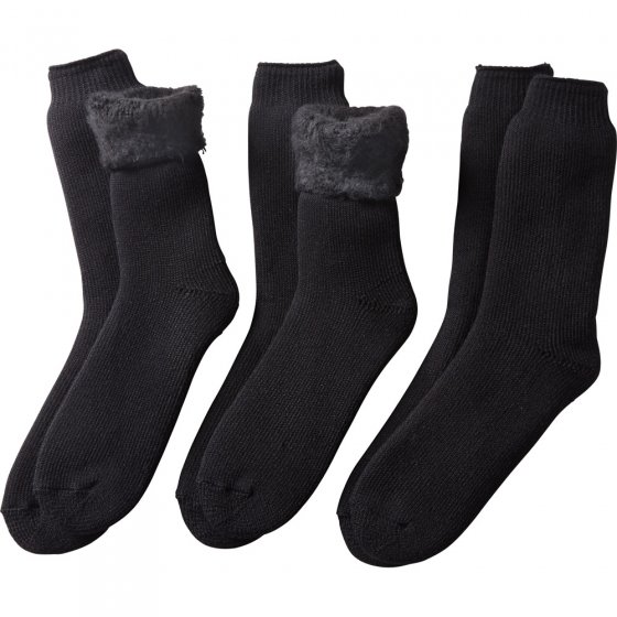 3 paires de chaussettes chaudes 