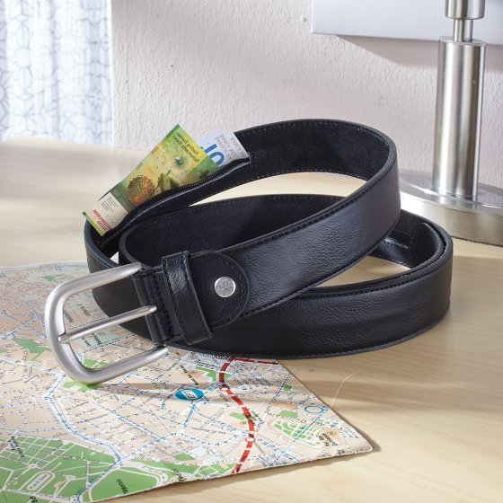 Ceinture d'argent de voyage RFID, portefeuille Secret anti-vol