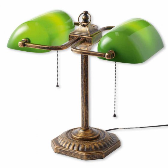 Lampes de banquier & Lampes de notaire I