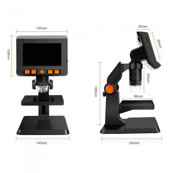 Microscope numérique à écran 