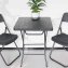 Ensemble de salon pliant aspect rotin - 7