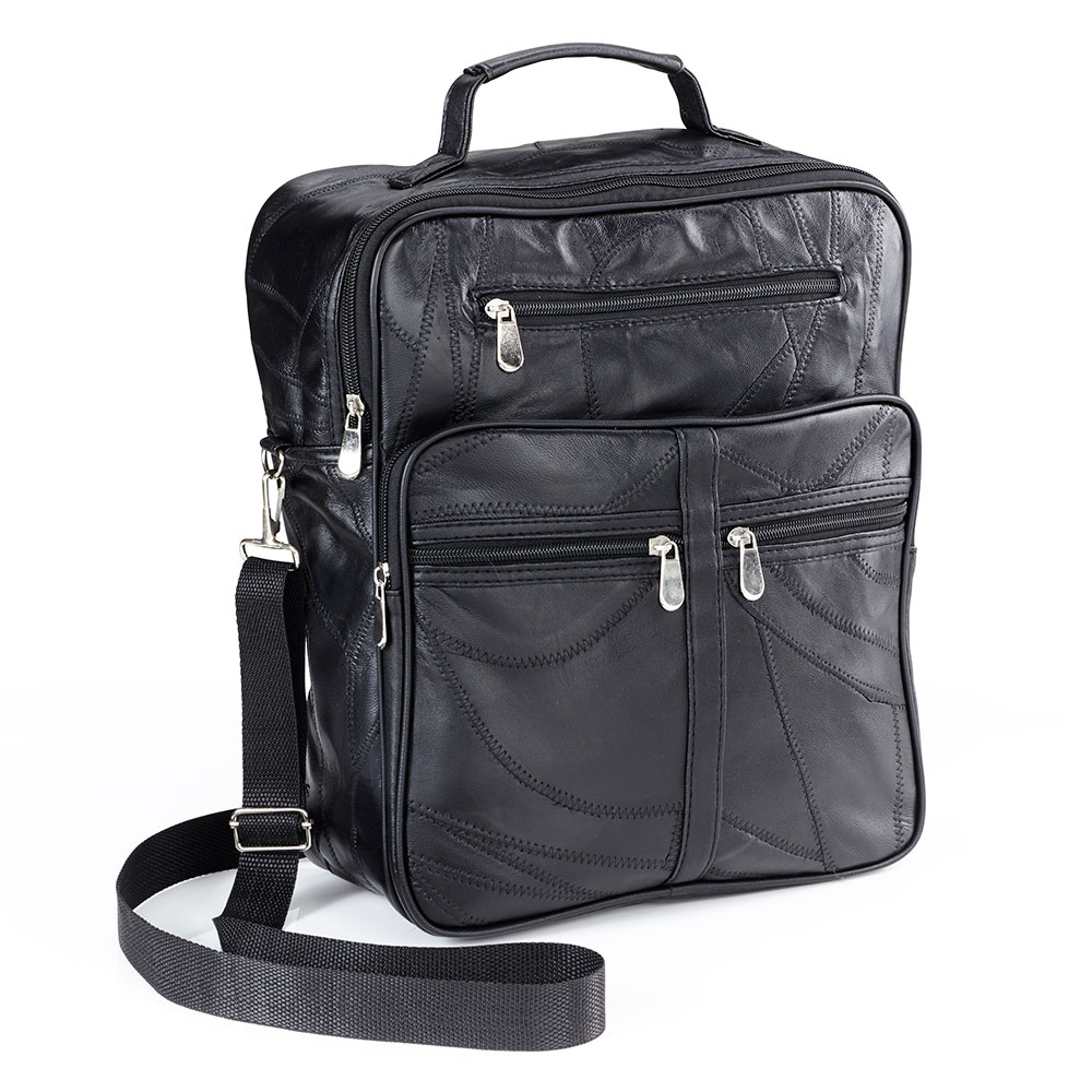 Sac Fourre-tout Tula En Cuir Noir Souple - Fourre-tout Petit à Moyen - Fabrication Royaume-Uni