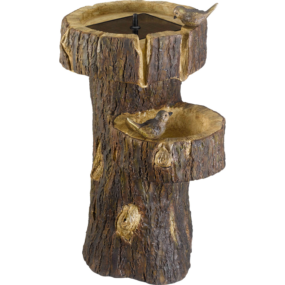 Fontaine solaire tronc d’arbre fontaine solaire tronc d arbre