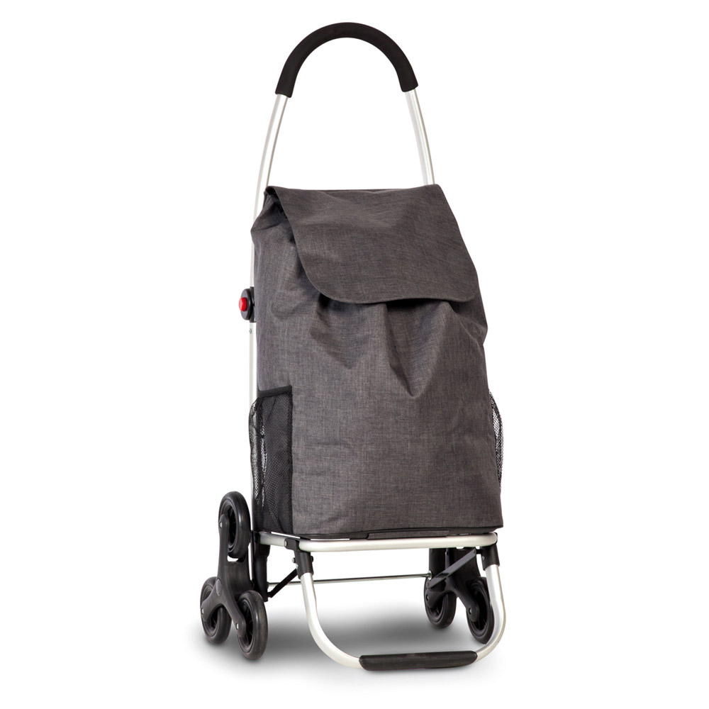 EYEPOWER Chariot Courses Pliant 52L Avec Poche Isotherme Lilas – 100x43x38cm, Léger & Robuste 25kg Max