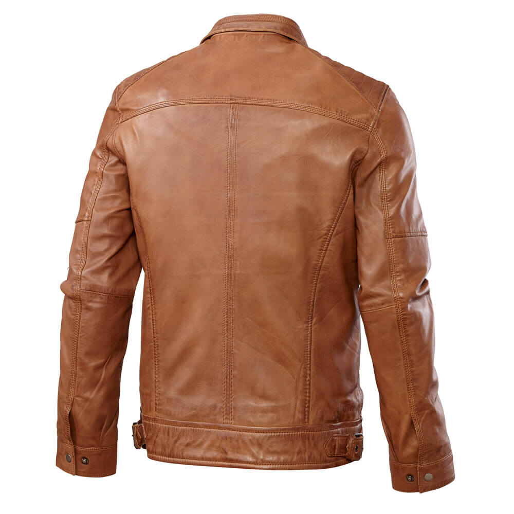 Veste en cuir agneau nappa EUROtops.fr