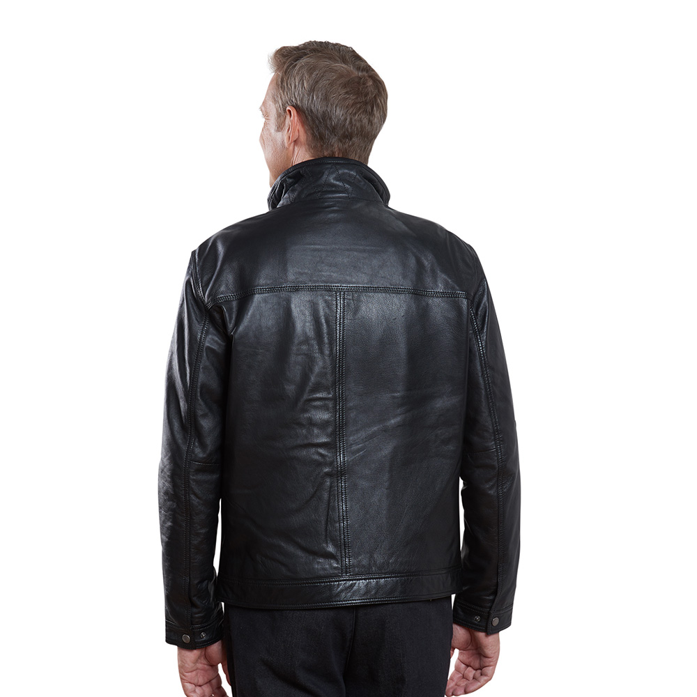 Veste en cuir nappa d